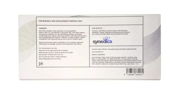Synedica Glow Skin 112 mg – Zaawansowana Odnowa Komórkowa i Rejuvenacja Skóry